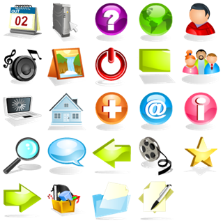 WebGloss 3D icon packages