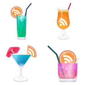RSS Drink Cocktail Party icon packages