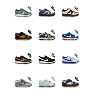 Nike Dunk icon packages