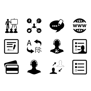 Seo and Sem icon packages
