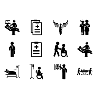Health set icon packages