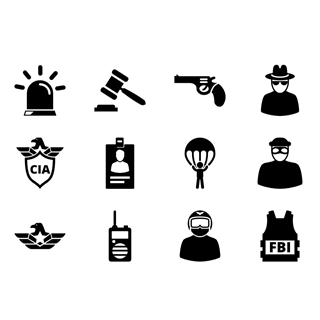 Secret Service icon packages