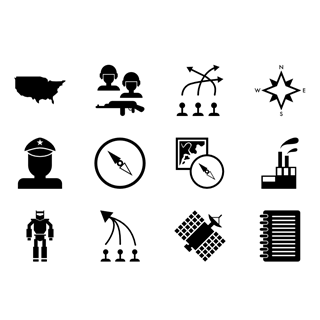 Military Strategy icon packages