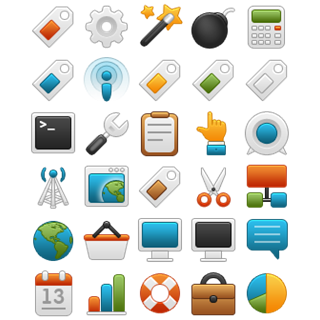 Onebit icon packages