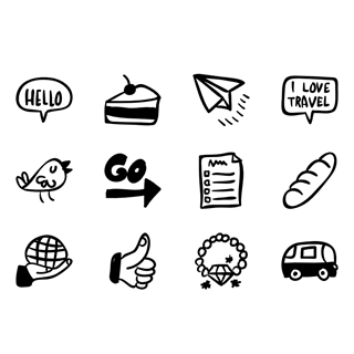 Handmade icon packages
