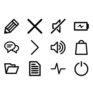 Flat icons set 2 icon packages