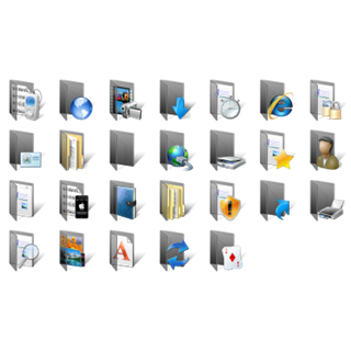 Glass Folder icon packages