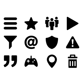 Interface and web icon packages