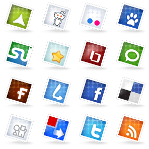 Set of Social Icons No.2 icon packages