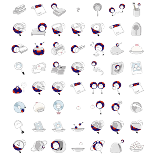 Little Monk And Baozi icon packages