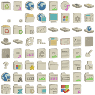 The Stone Age icon packages