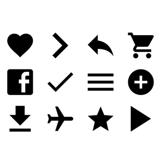 Material Design icon packages