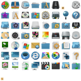 Flat World icon packages