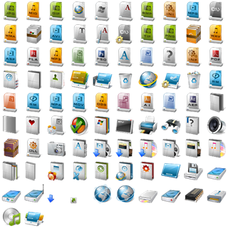 Evolution icon packages