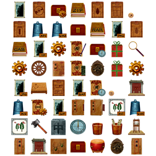 Tang Dynasty icon packages