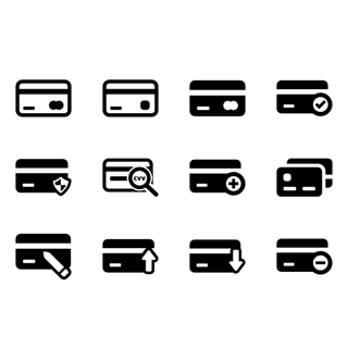 Plastic Money icon packages