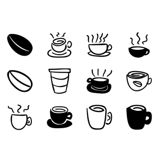 My coffee icon packages