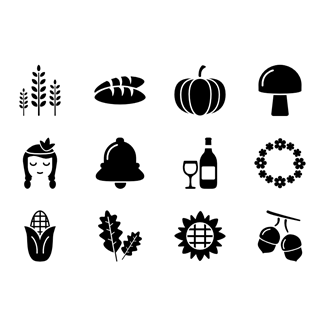 Thanksgiving icon packages