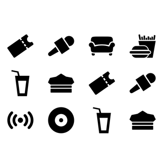 Electronic Festival icon packages