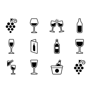 Wine icon packages