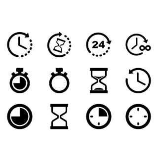 Time goes by icon packages