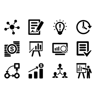 Office set icon packages