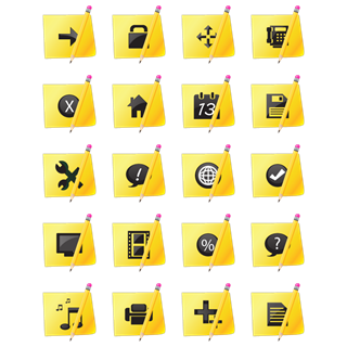 Sticky icon packages