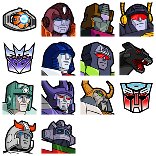 Transformers X Vol. 3 icon packages