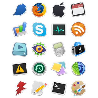 Sticker 2 icon packages
