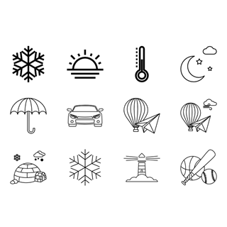 Weather Activities icon packages