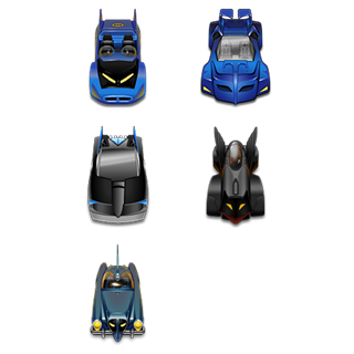 Batmobiles Vol. 2 icon packages