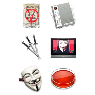 V For Vendetta icon packages