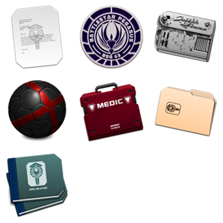 Battlestar Galactica Vol. 2 icon packages