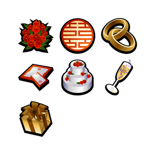 Wedding icon packages
