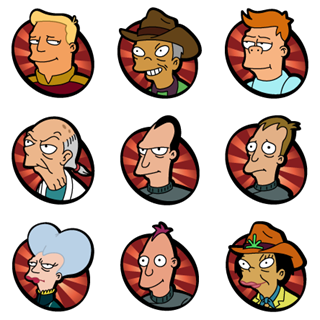 Futurama Vol. 2 - The Humans icon packages