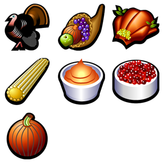 Thanksgiving & Christmas icon packages