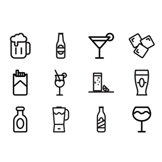 Bar Spirits icon packages