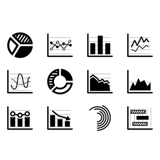 Business Chart Pictograms icon packages