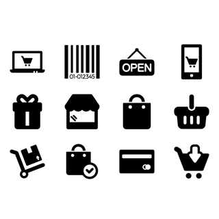 Ecommerce Pictograms icon packages
