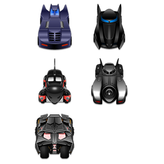 Batmobiles Vol. 1 icon packages
