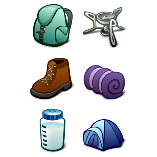 Take A Hike icon packages