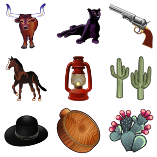 Wild West Vol. 2 icon packages
