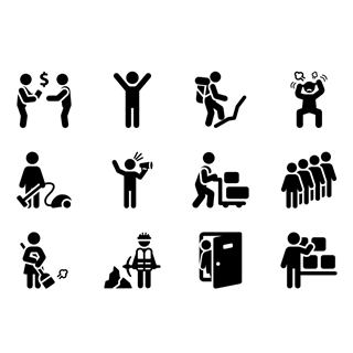 Pictograms icon packages