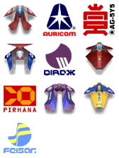 Wipeout 2097 Team Craft icon packages