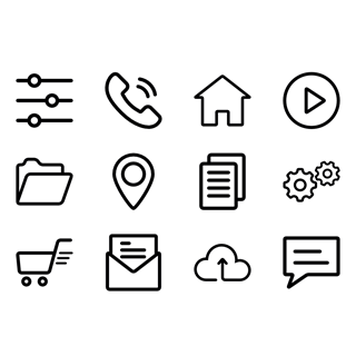 Media And Technology icon packages