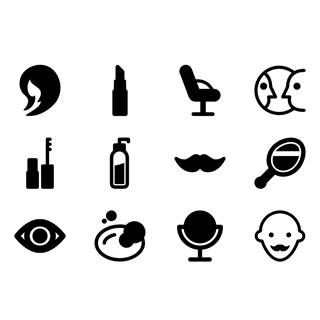 Beauty icon packages
