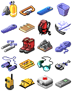 Mountaineering Gear icon packages