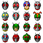 Kamen Rider icon packages