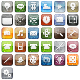 Chalkwork iPhone & iPod Touch Mini-Set V1.3 icon packages