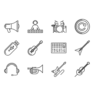 Musicon icon packages